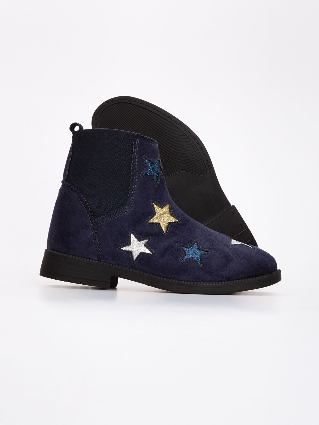 Girl NAVY Boots-2