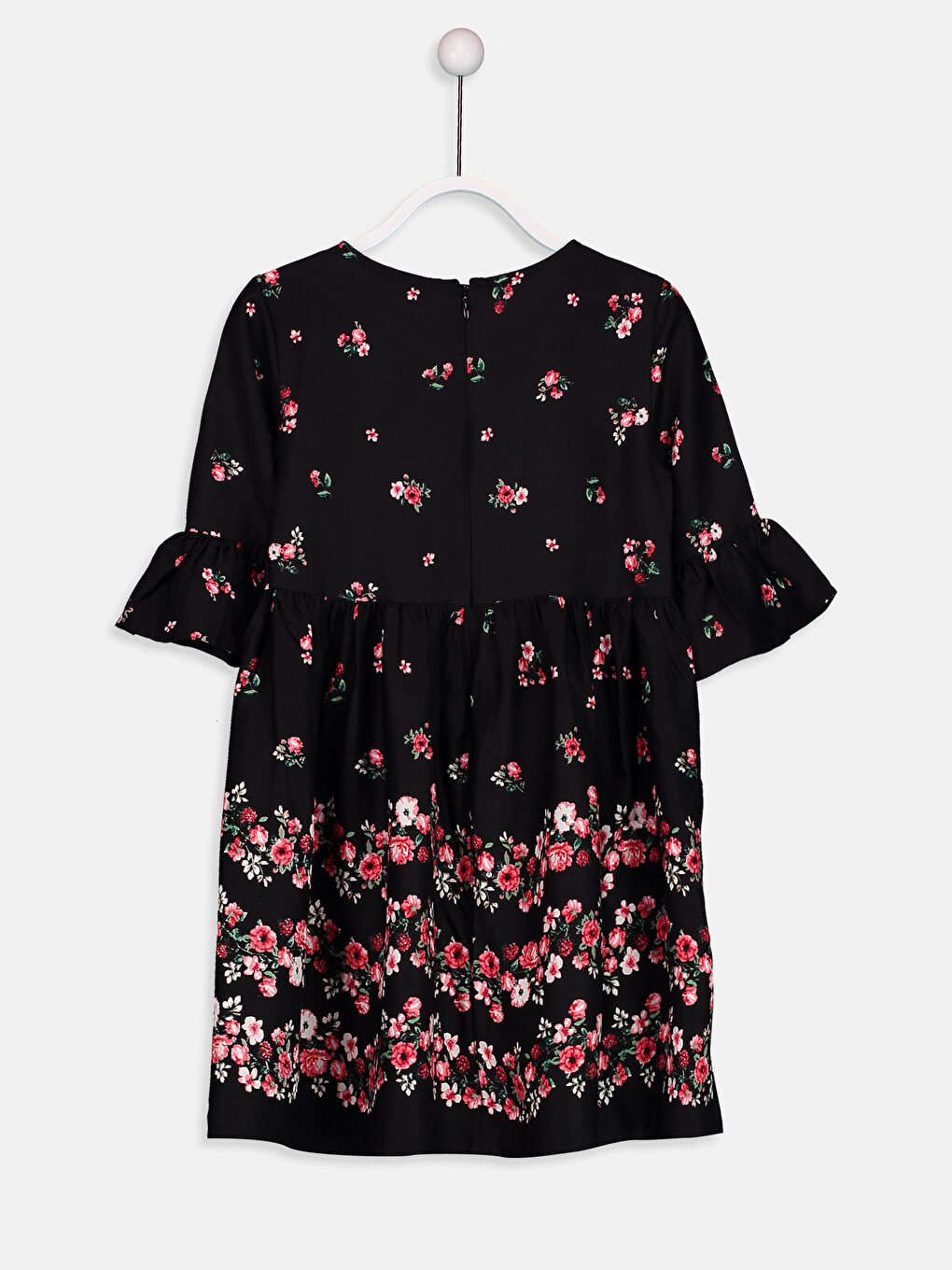 LCW Kids Girl Black Dress - 8W3887Z4-760 - LC Waikiki