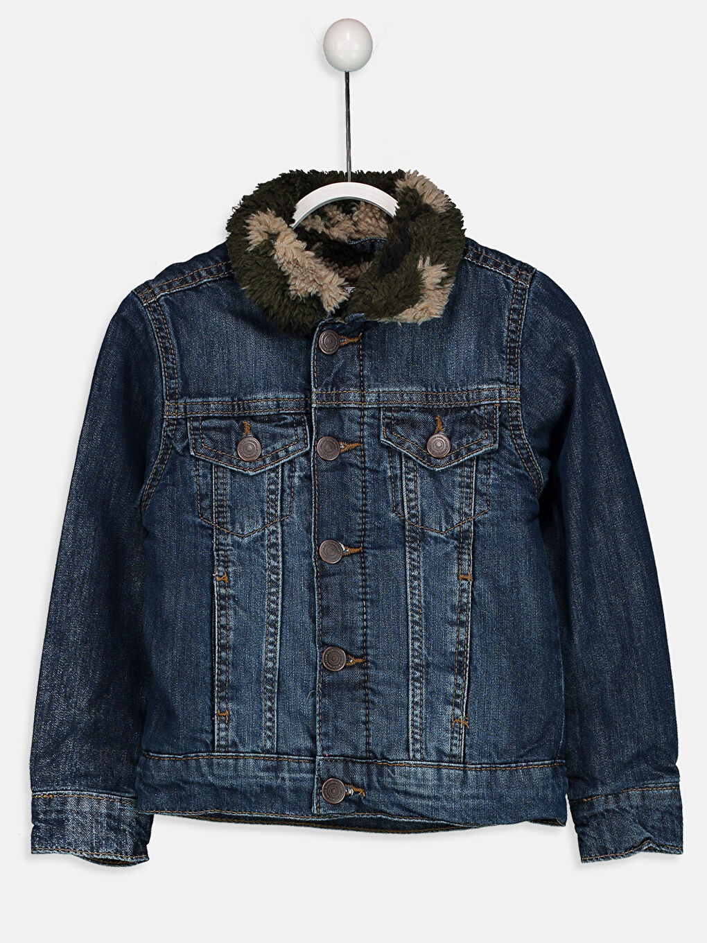 İndigo Erkek Çocuk Jean Ceket