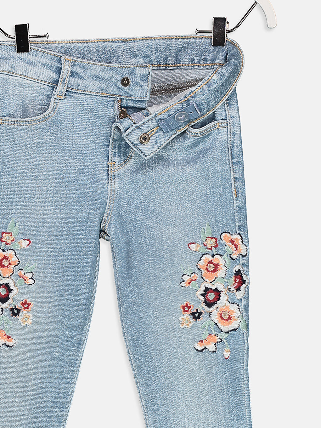 Orta İndigo Rodeo Jean Pantolon-3