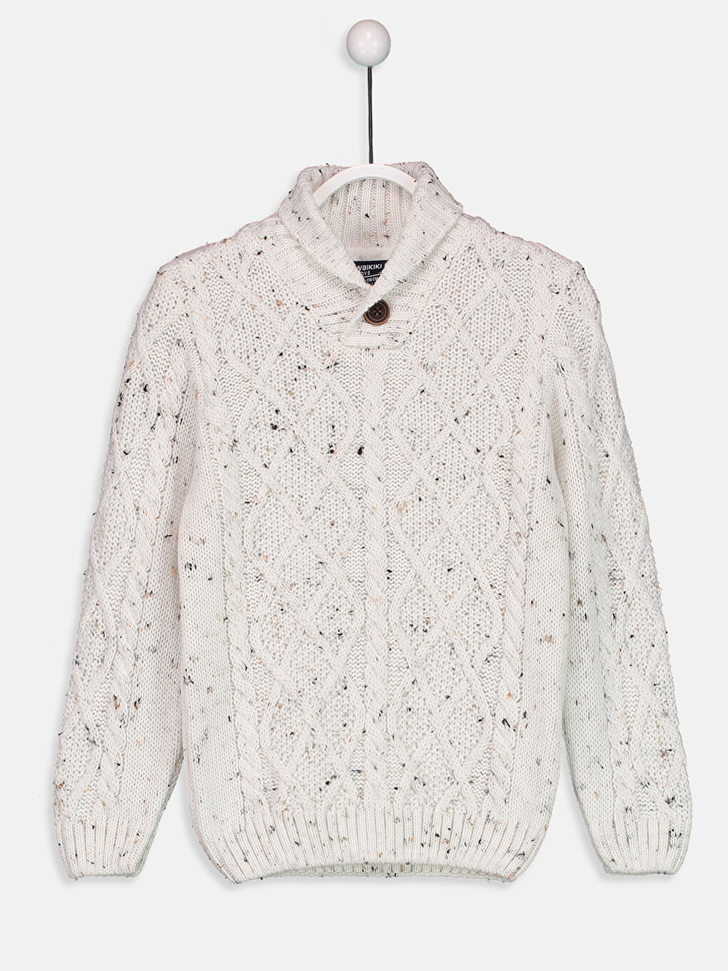 Schalkragen Jungen Pullover