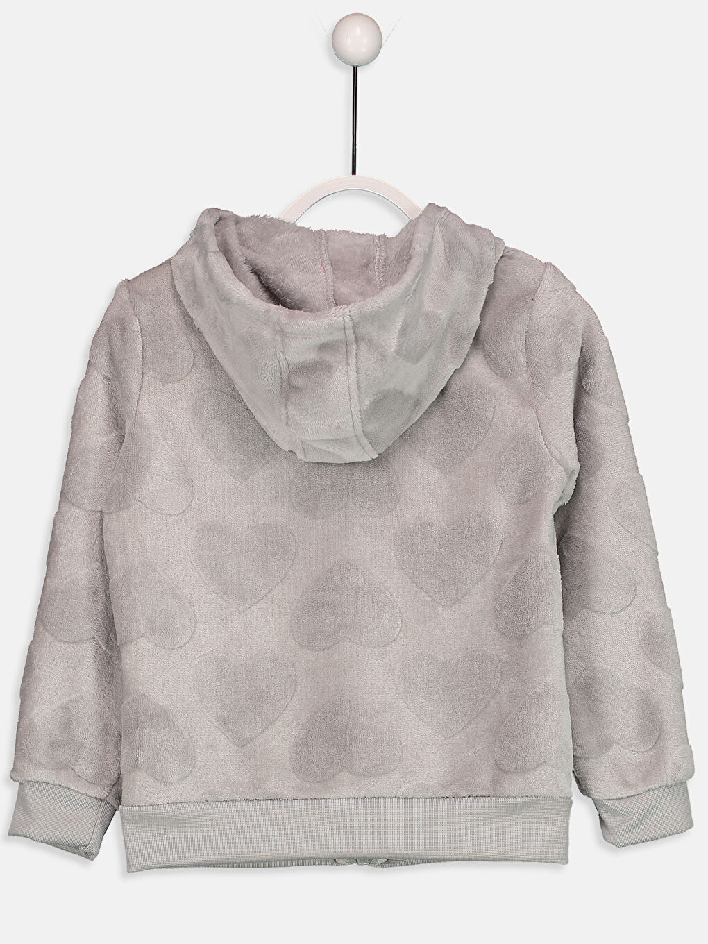Girl GREY Zip-Up Sweatshirt-1
