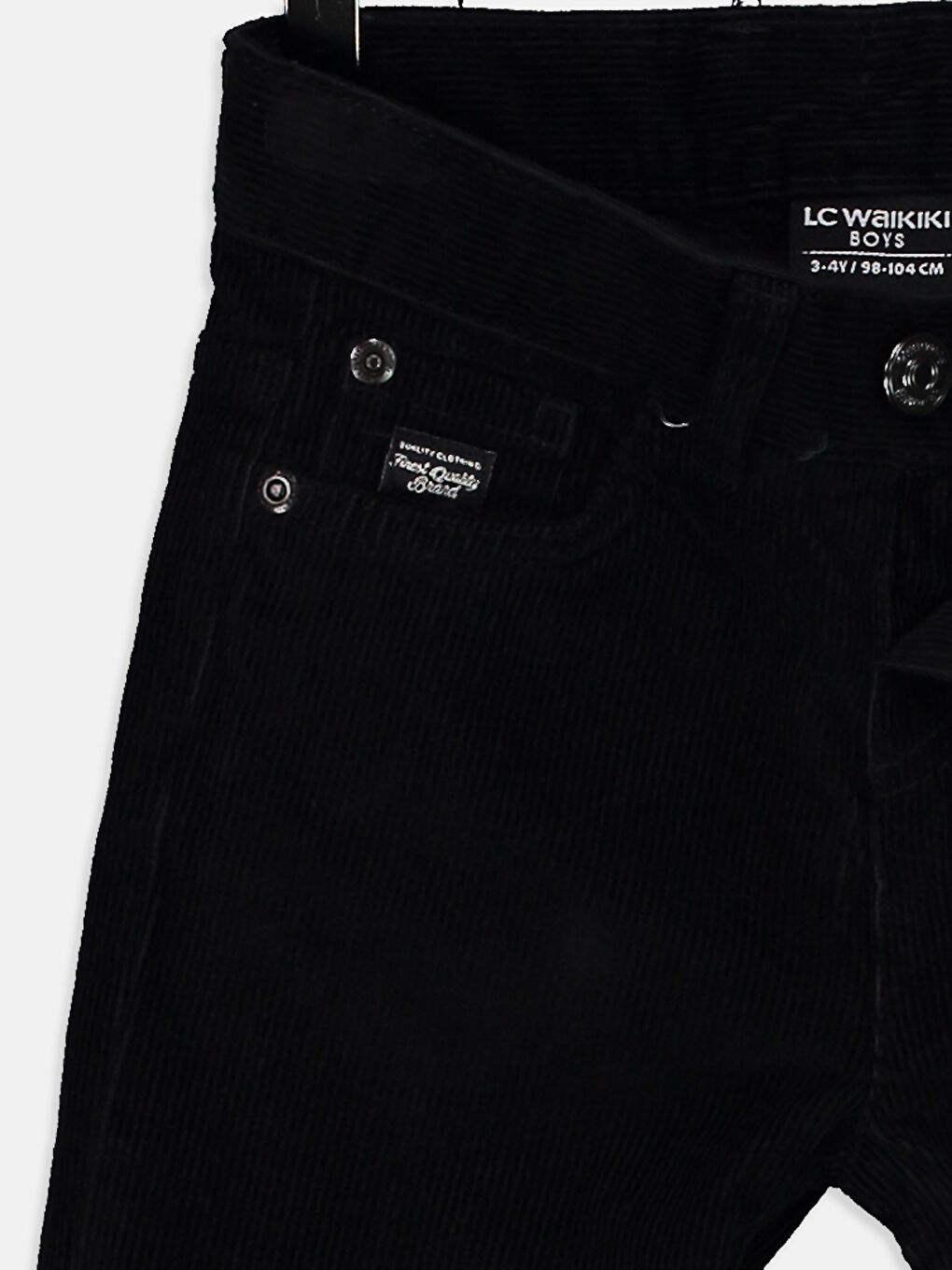 Мальчики Черный Брюки-3