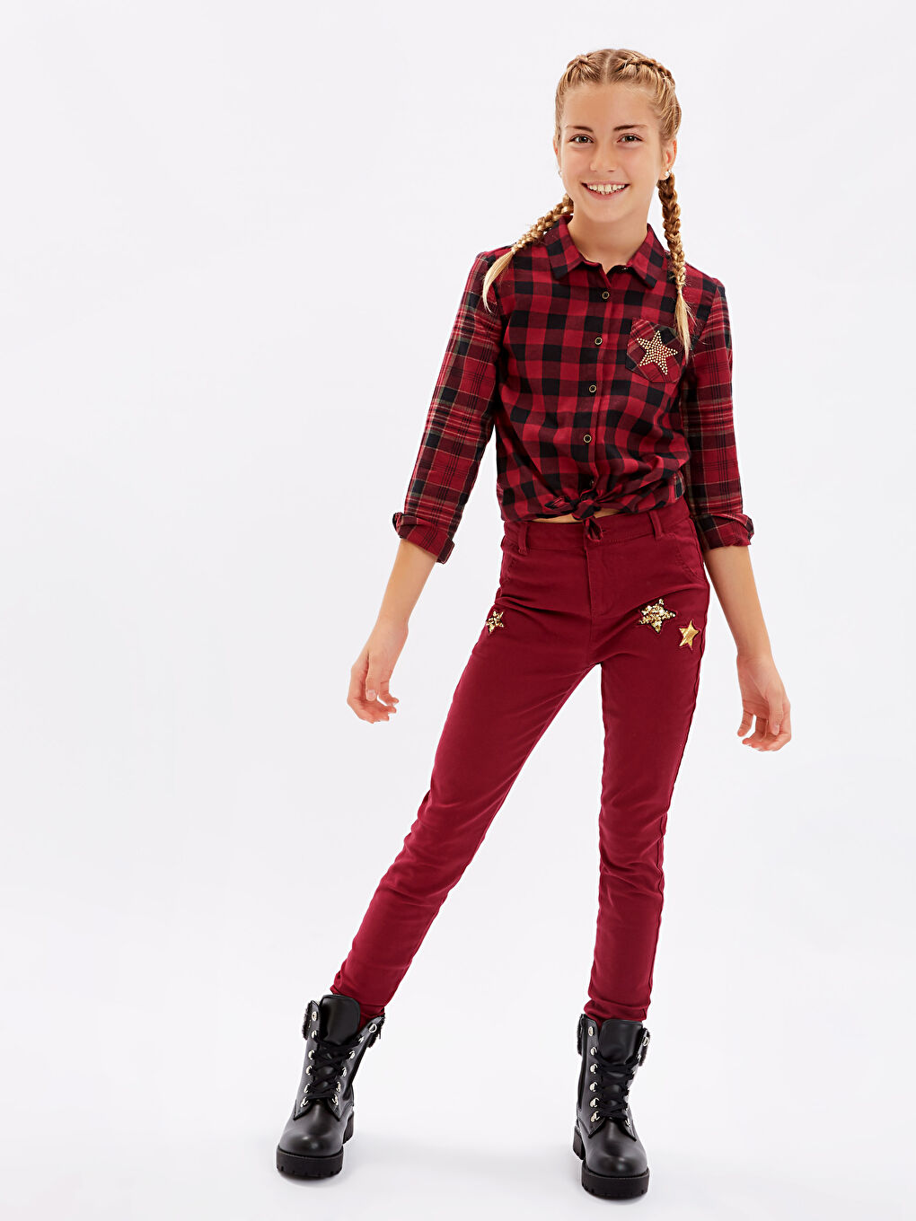 LCW Kids Skinny Girls' Pants -8W5479Z4-MHB