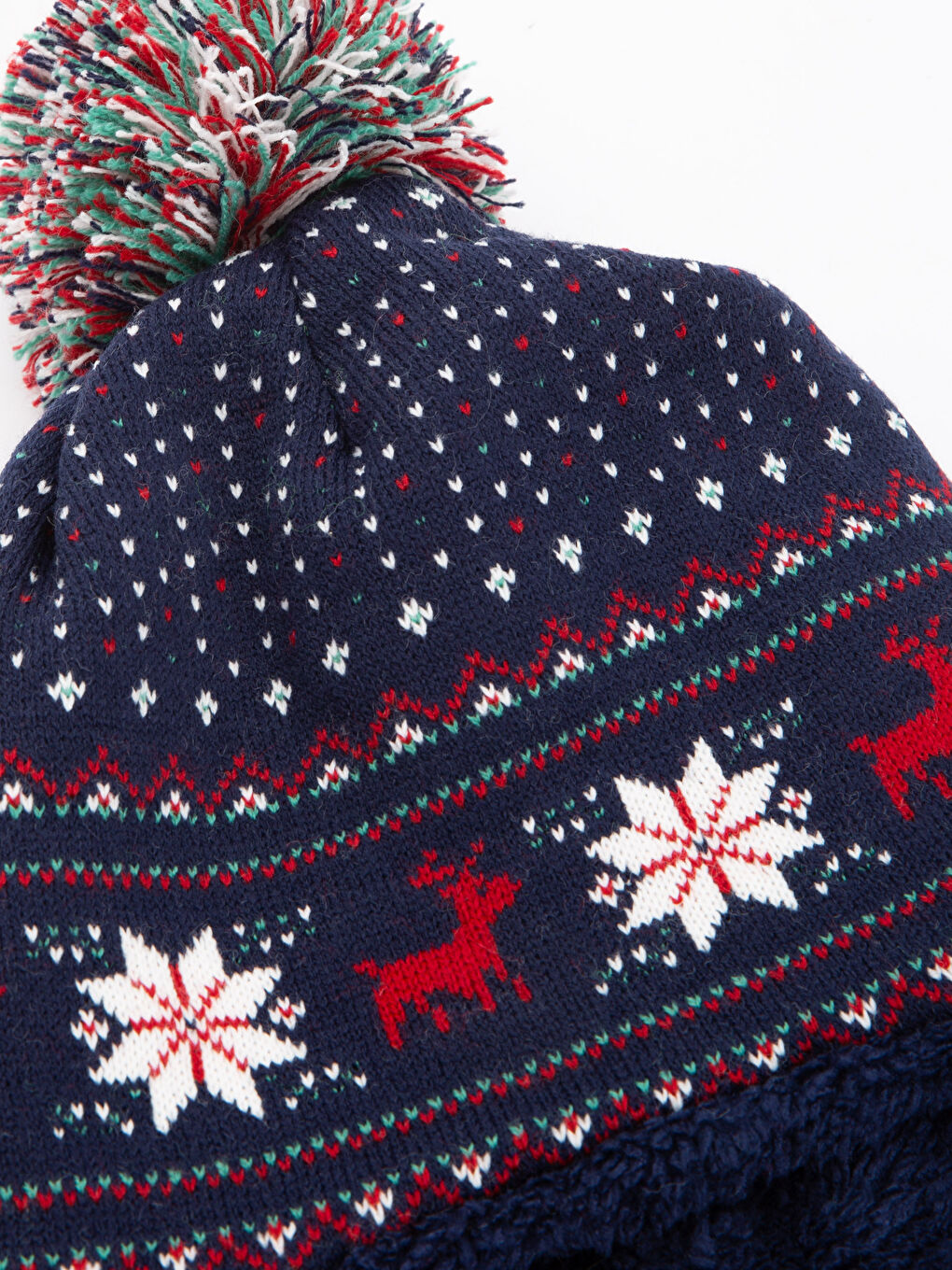 Ұлдар көк Тоқыма бини шапкасы-1