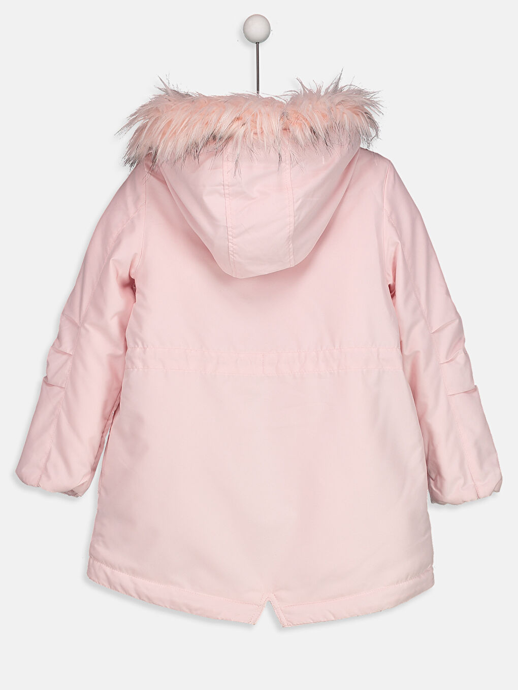 Момиче Розово Палто-2