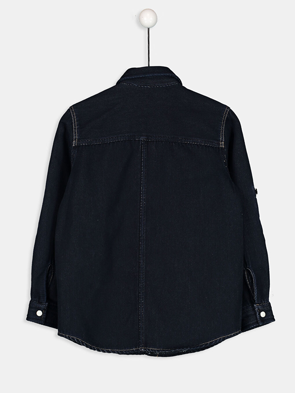 Long Sleeve Boys' Denim Shirt-1