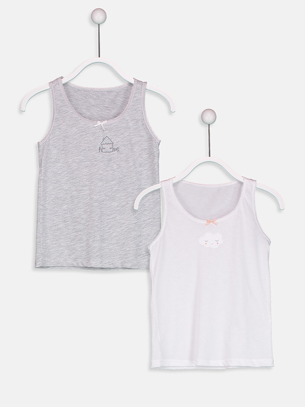 Girl WHITE Vest