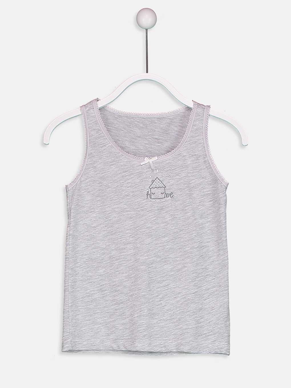 Girl WHITE Vest-1
