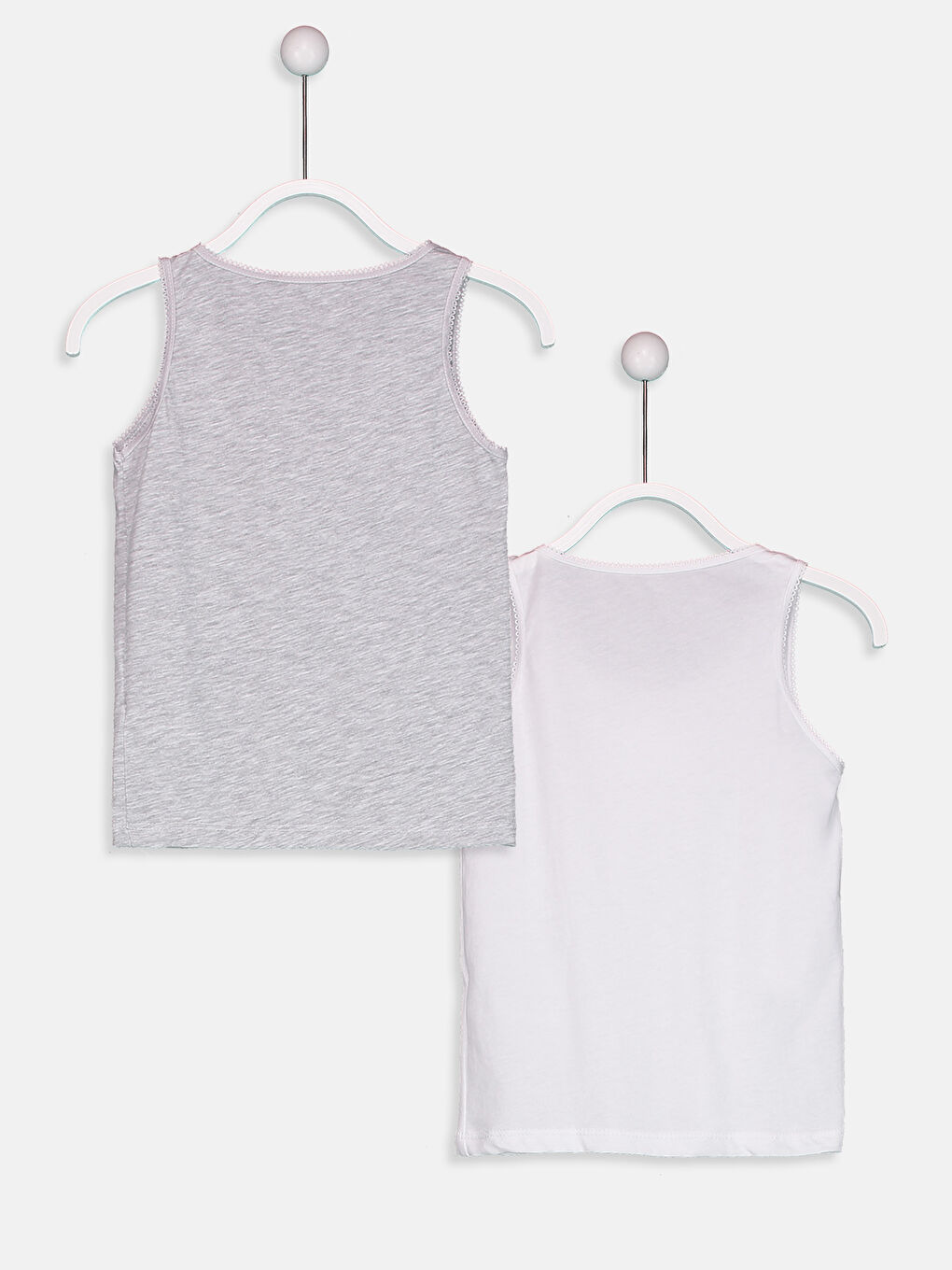 Girl WHITE Vest-2