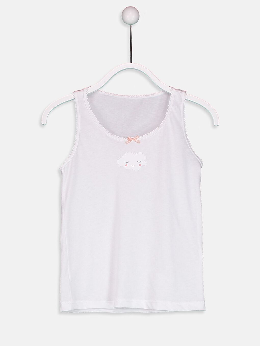 Girl WHITE Vest-3