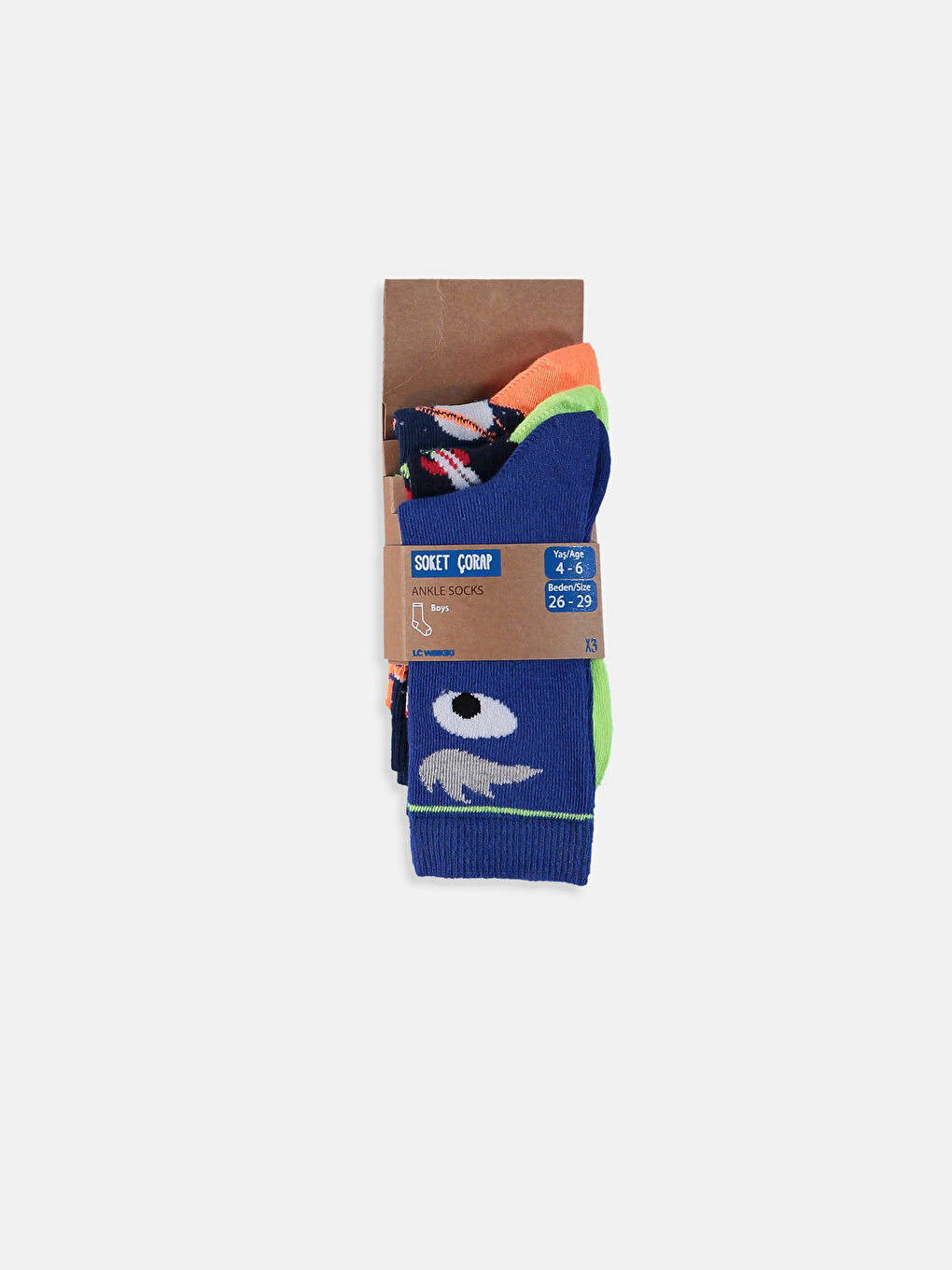 Unisex NAVY Ankle Socks