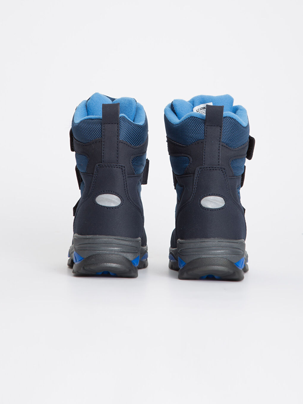 Lacivert Erkek Çocuk Cırt Cırtlı Kalın Taban Bot-3