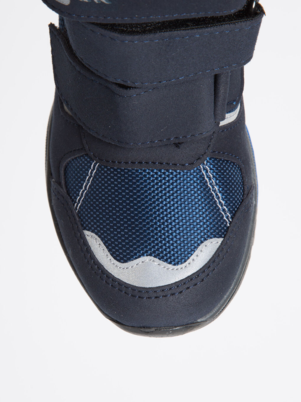 Lacivert Erkek Çocuk Cırt Cırtlı Kalın Taban Bot-4