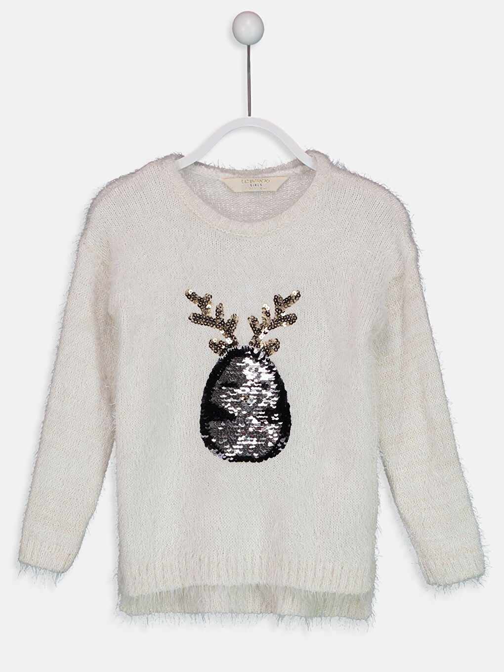 дөңгелек жағалы қыздарға арналған жемпір-1