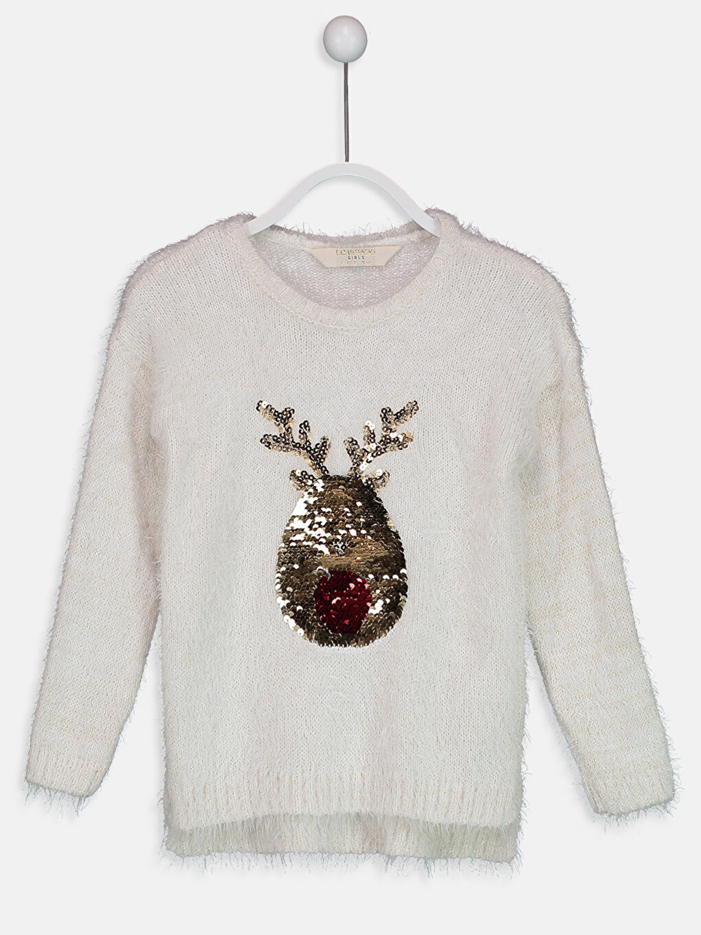 дөңгелек жағалы қыздарға арналған жемпір-2