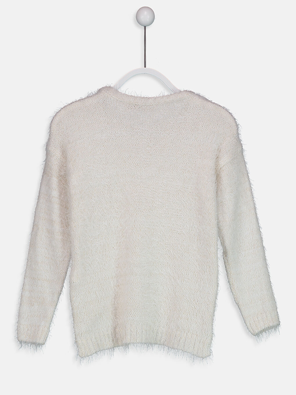 дөңгелек жағалы қыздарға арналған жемпір-3