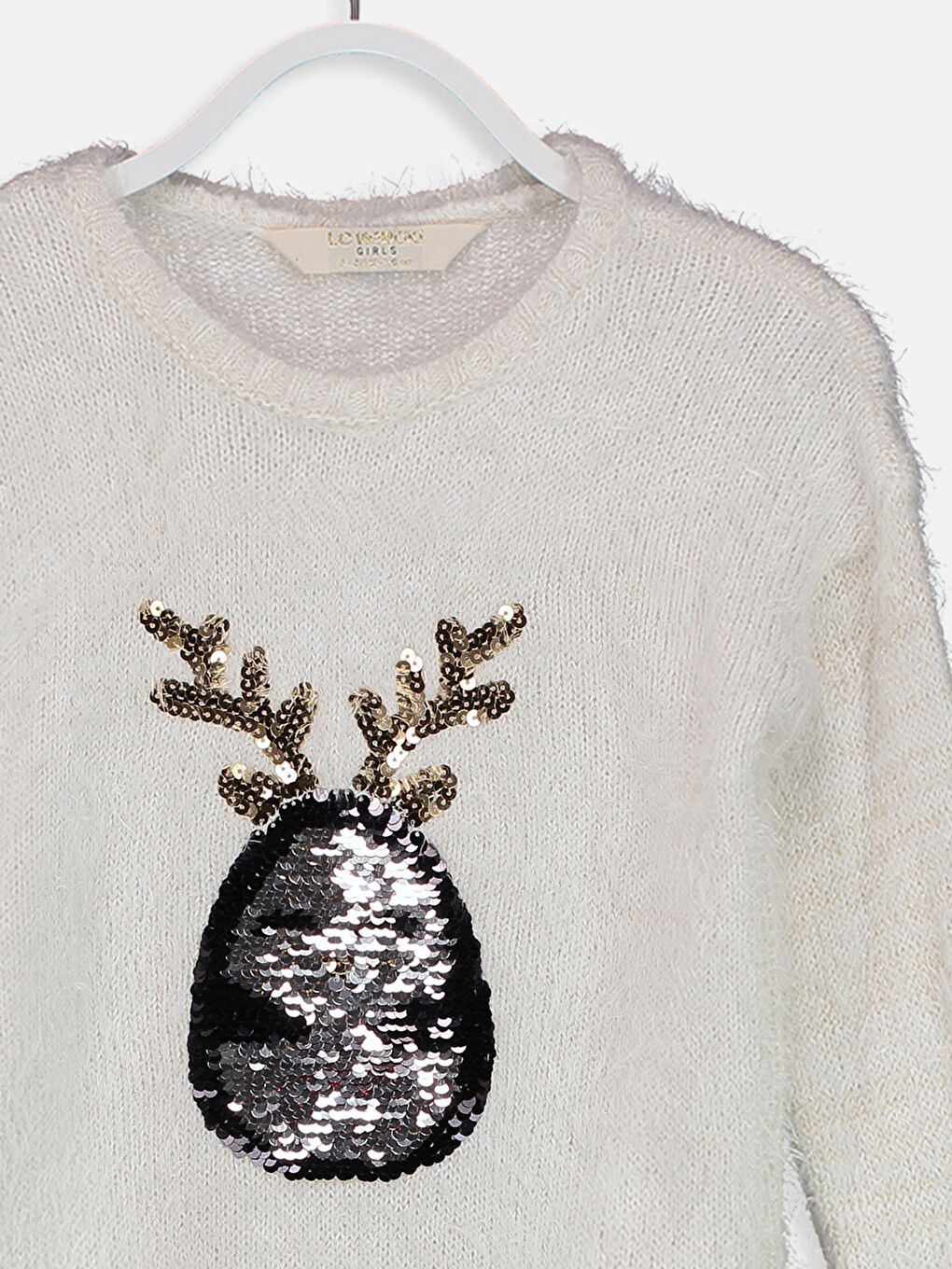 дөңгелек жағалы қыздарға арналған жемпір-4