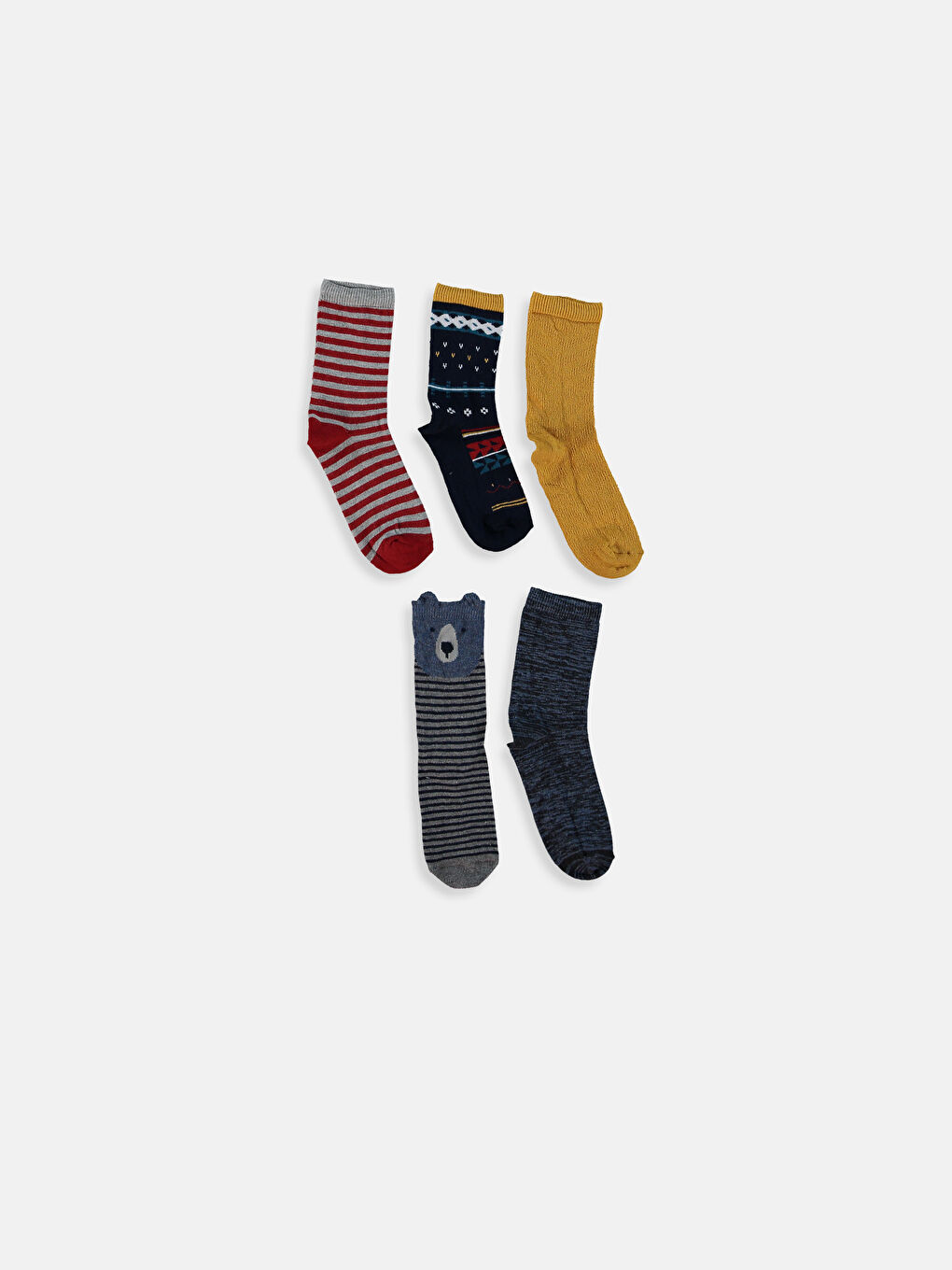 LCW Kids Unisex NAVY Ankle Socks -8W8532Z4-CRP
