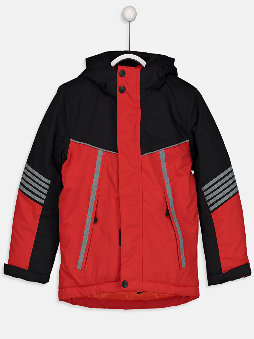 Ұлдар қызғылт сары түс Пуховик пальто-1