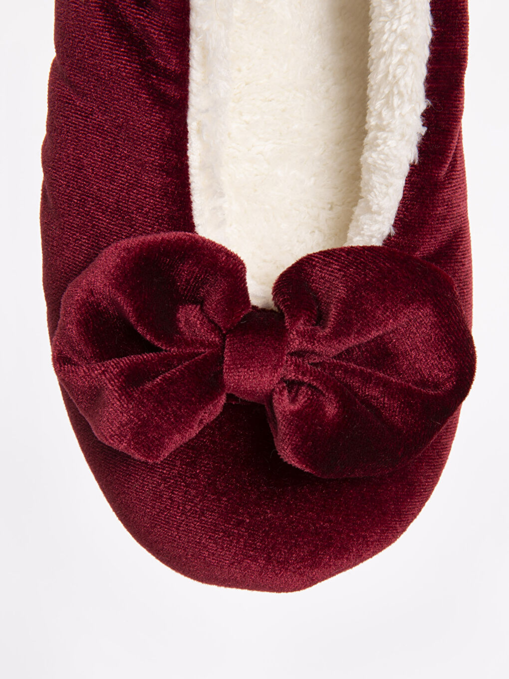 Қыздар бордо  Үйге киюге арналған жылы тәпішке-4