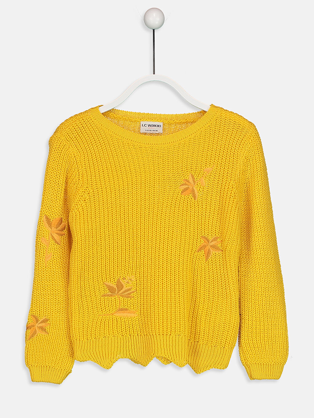 LCW Kids Girl YELLOW Sweater -8WG588Z4-CRK