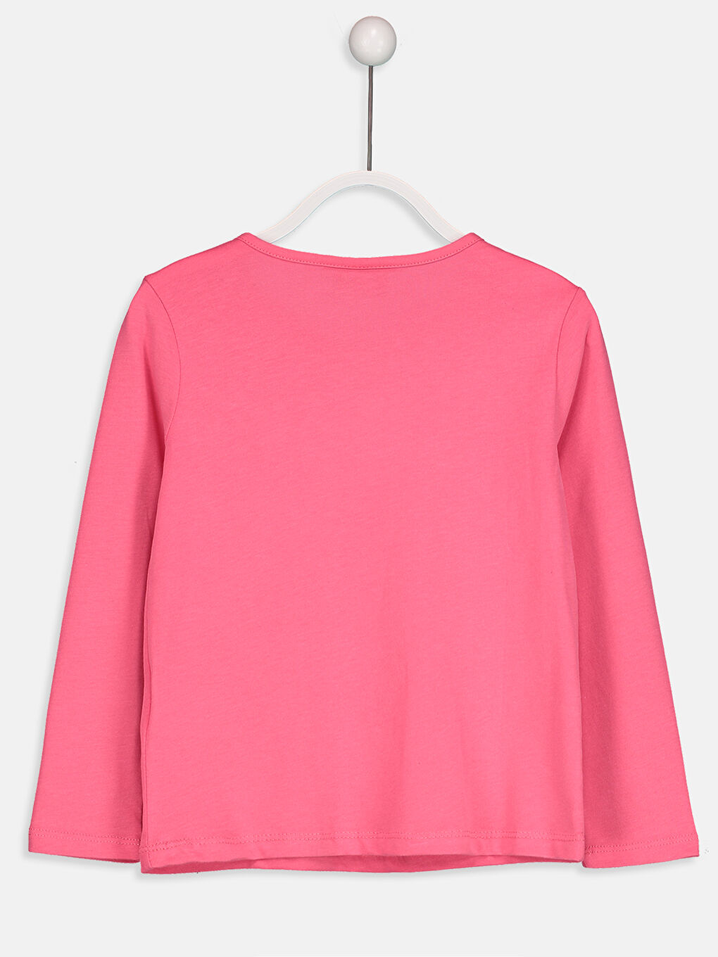 Хлопковая футболка с двусторонними пайетками для девочек-2