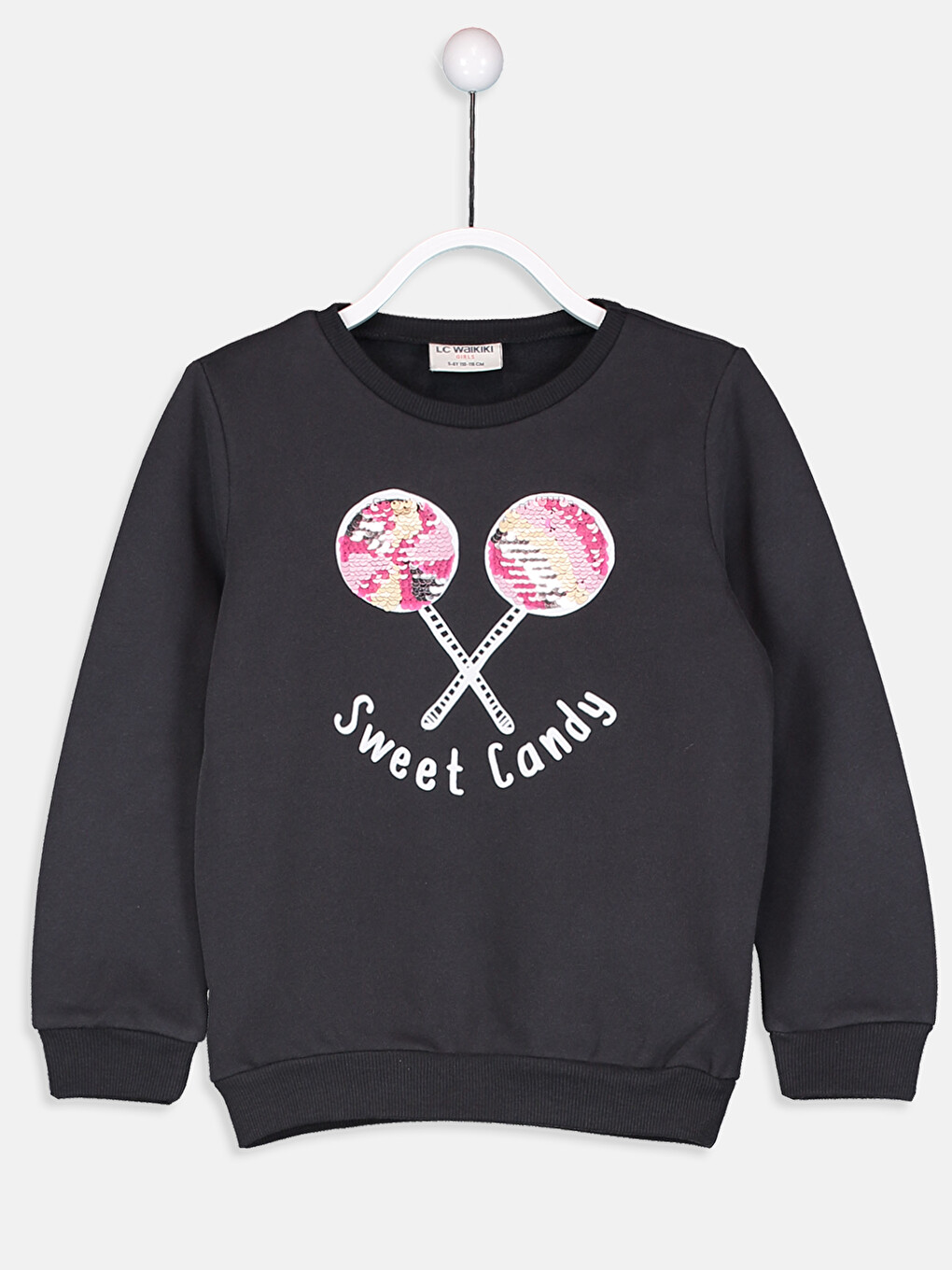 Girl Anthracite Sweatshirt