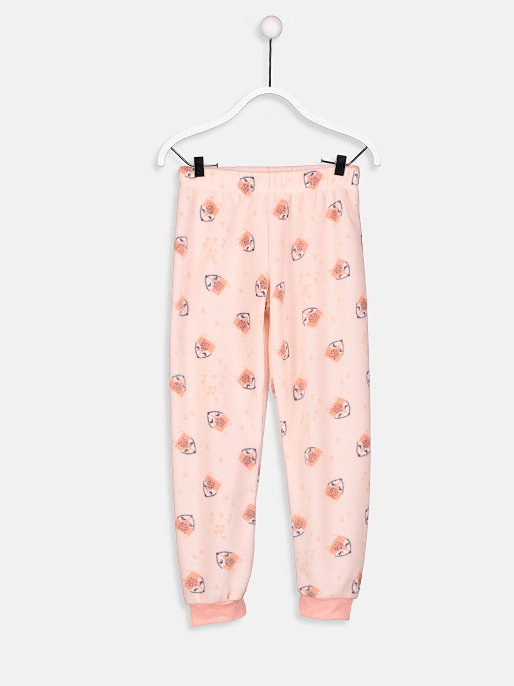 Mercan Bisiklet Yaka Uzun Kollu Kız Çocuk Pijama Takım-2