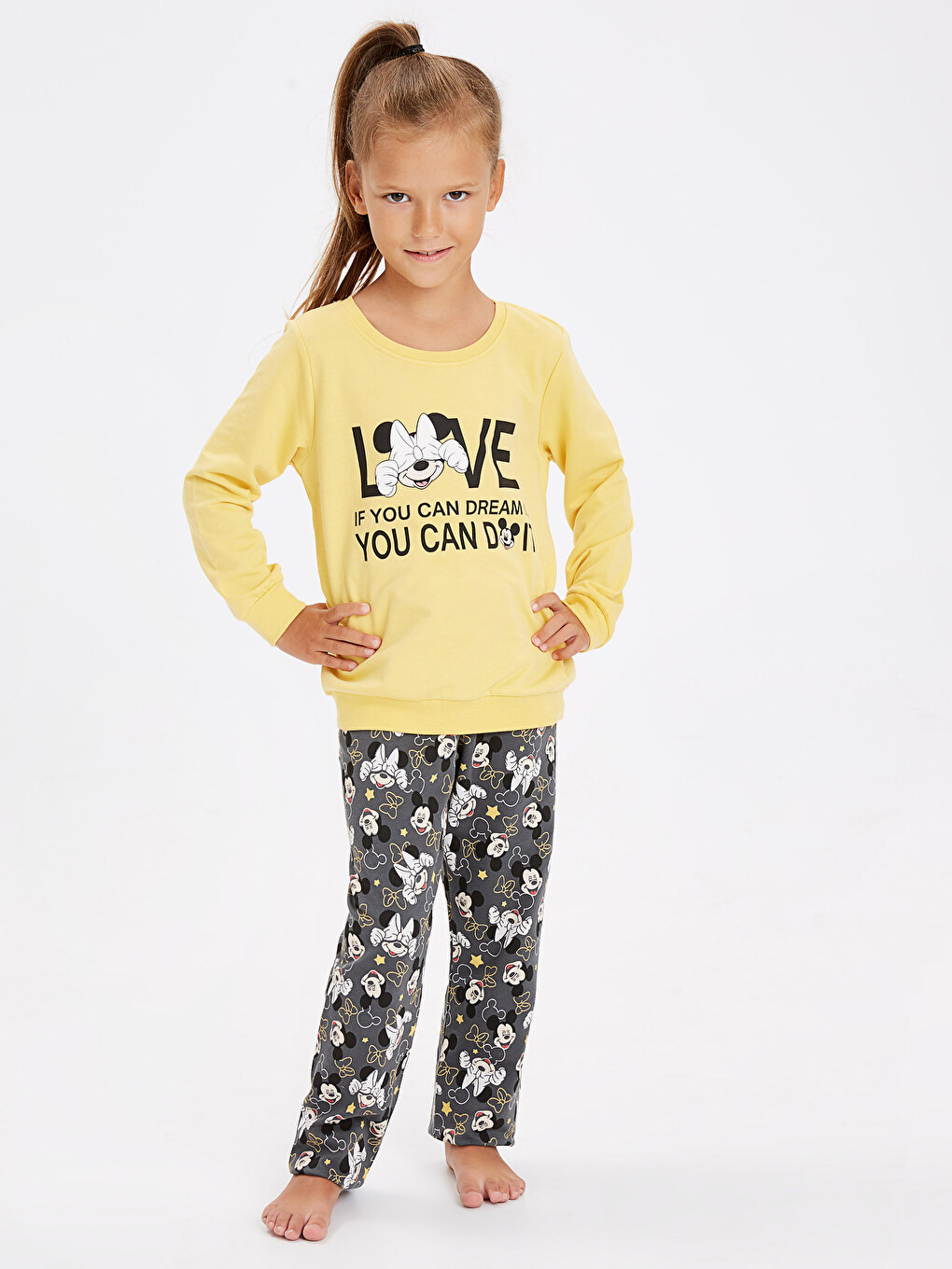 Girl Yellow Pyjama Set