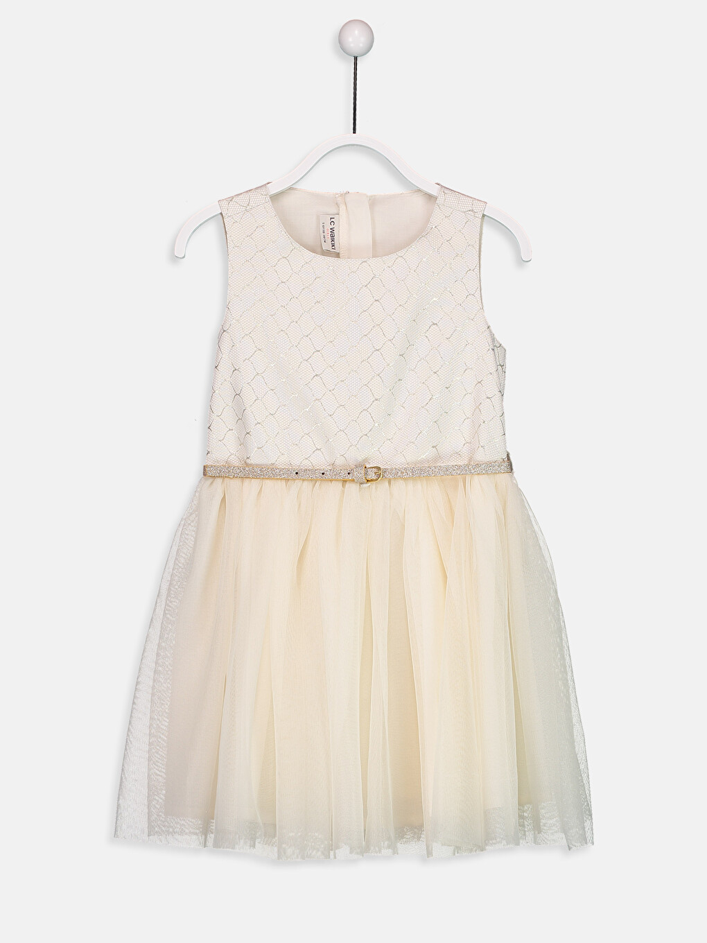 Girl Ecru Dress-1
