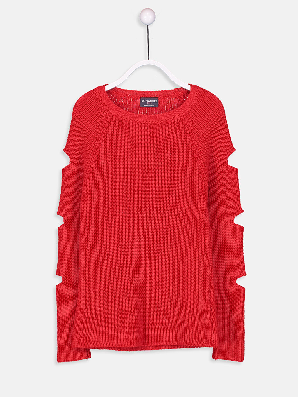 LCW Kids Girl RED Sweater -8WL933Z4-CRT