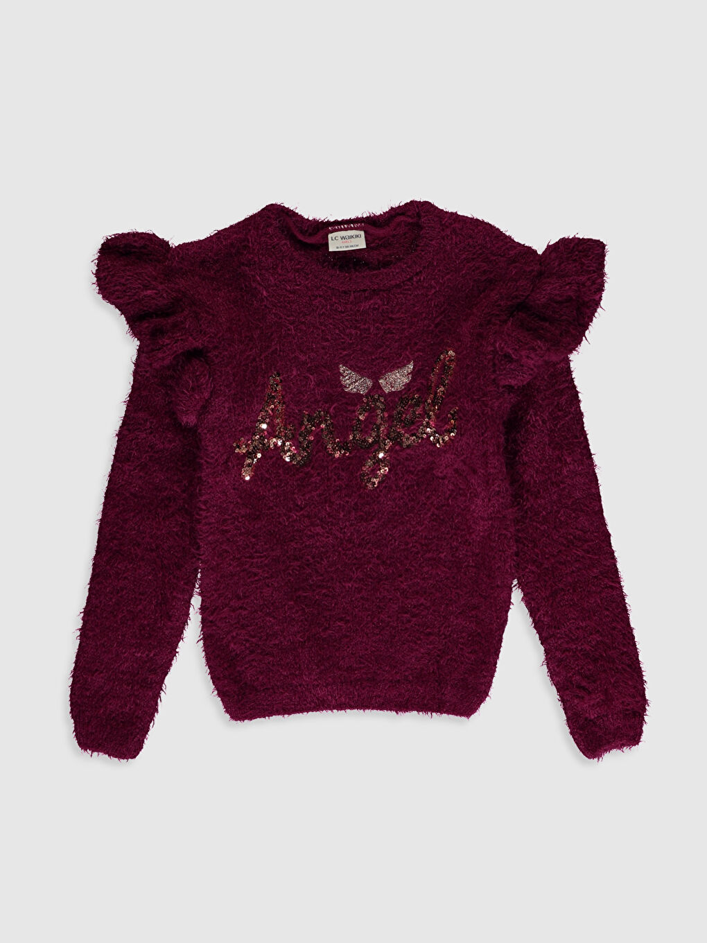LCW Kids Момиче Пурпурно Пуловер -8WM158Z4-DJY