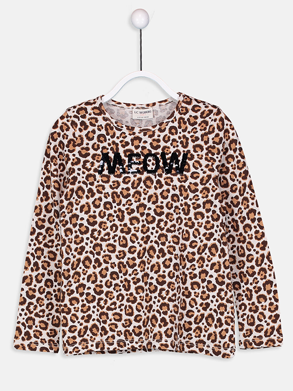 Bej Baskılı Tişört-1