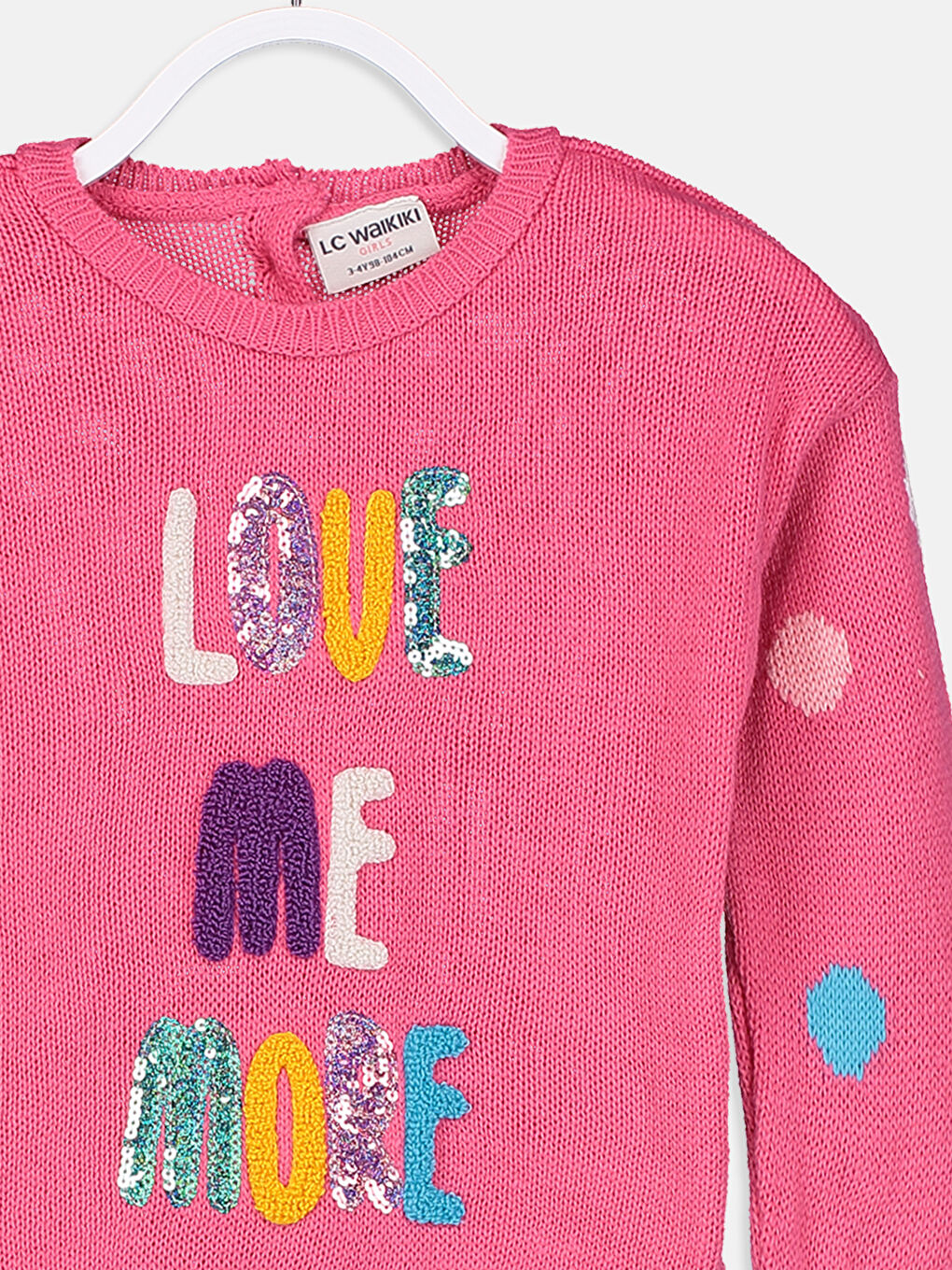 Crew Neck Girls' Sweater-2