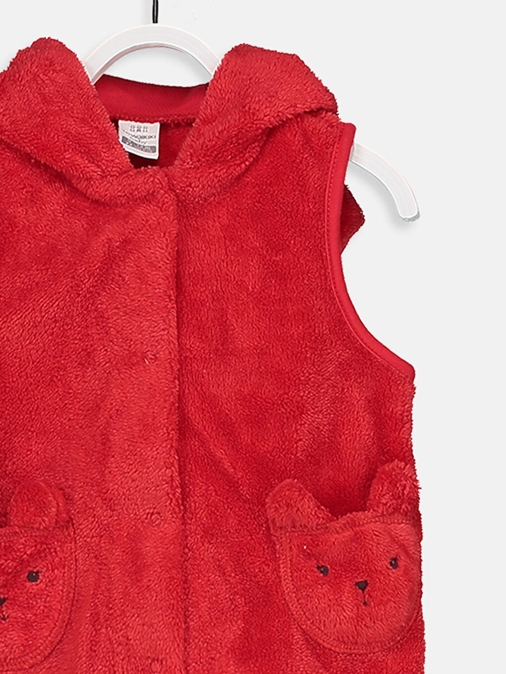 Baby Girl RED Waistcoat-2