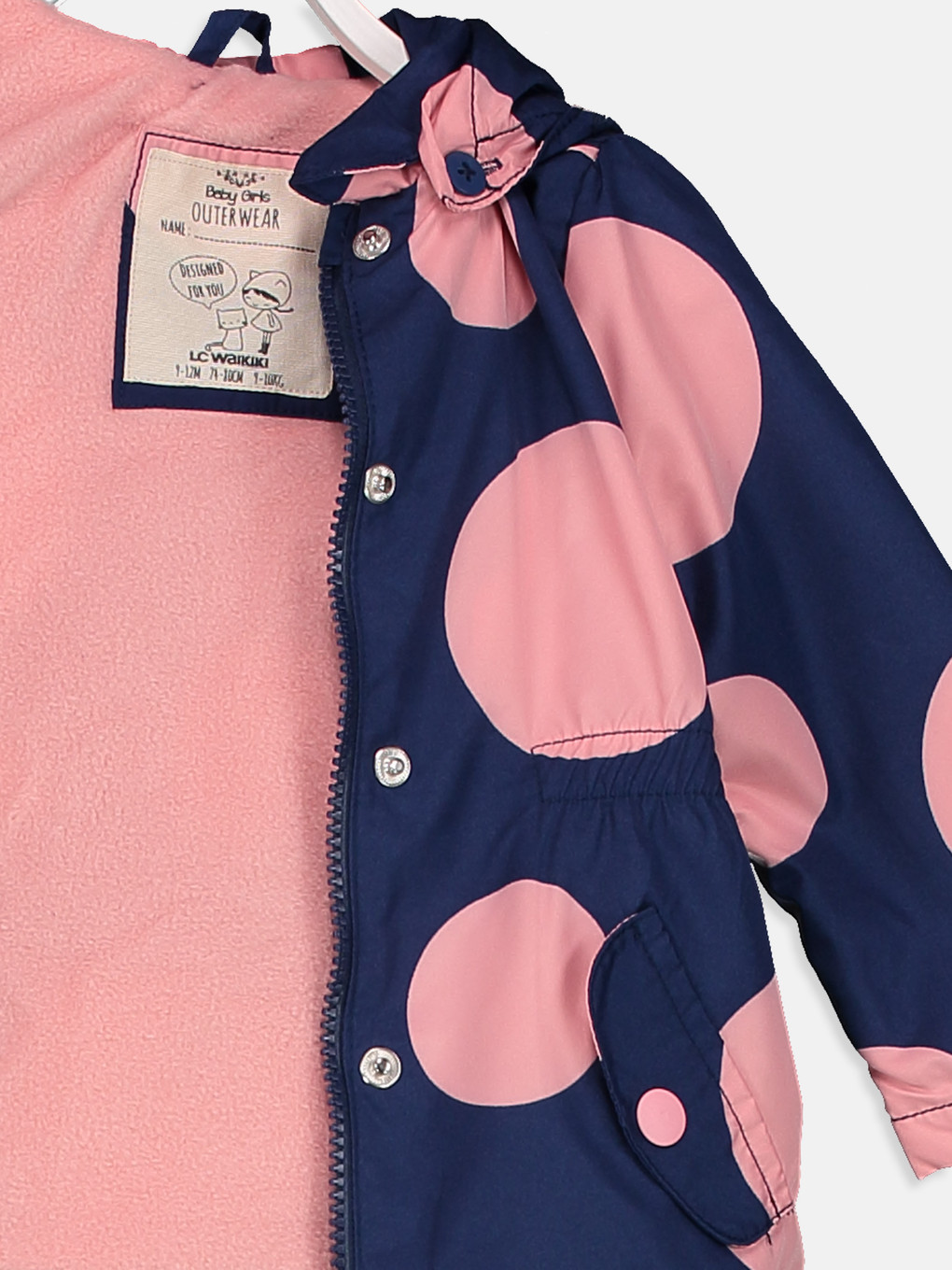 Lc/lc Video LCW baby Manteau Marine Bébé Fille - 8W0126Z1-LSH | LC Waikiki