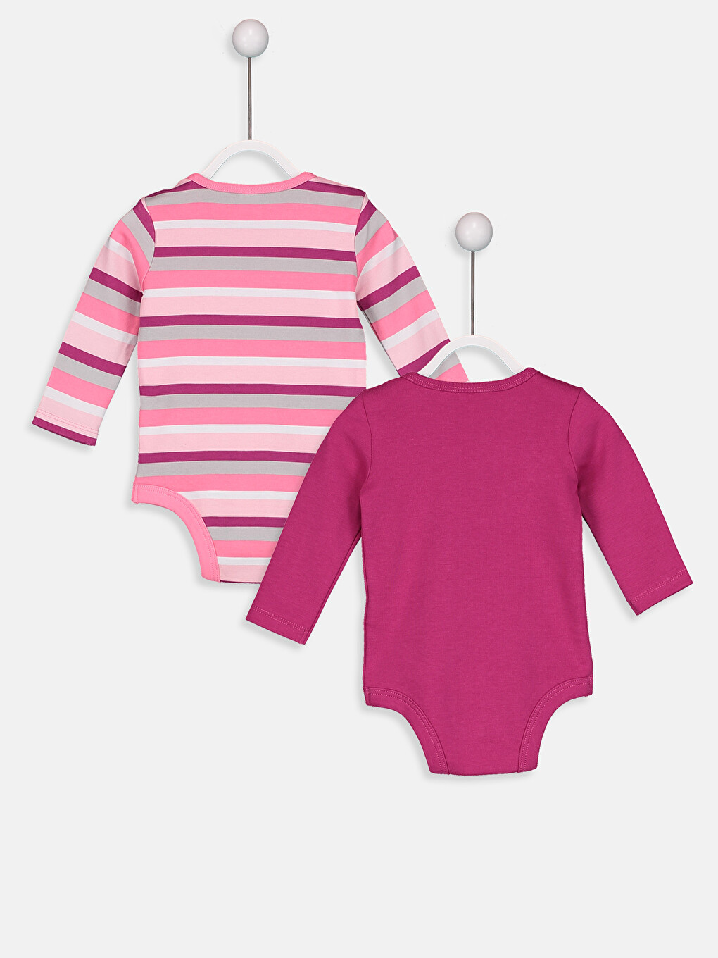 2-pack Baby Girl's Cotton Bodysuit-1