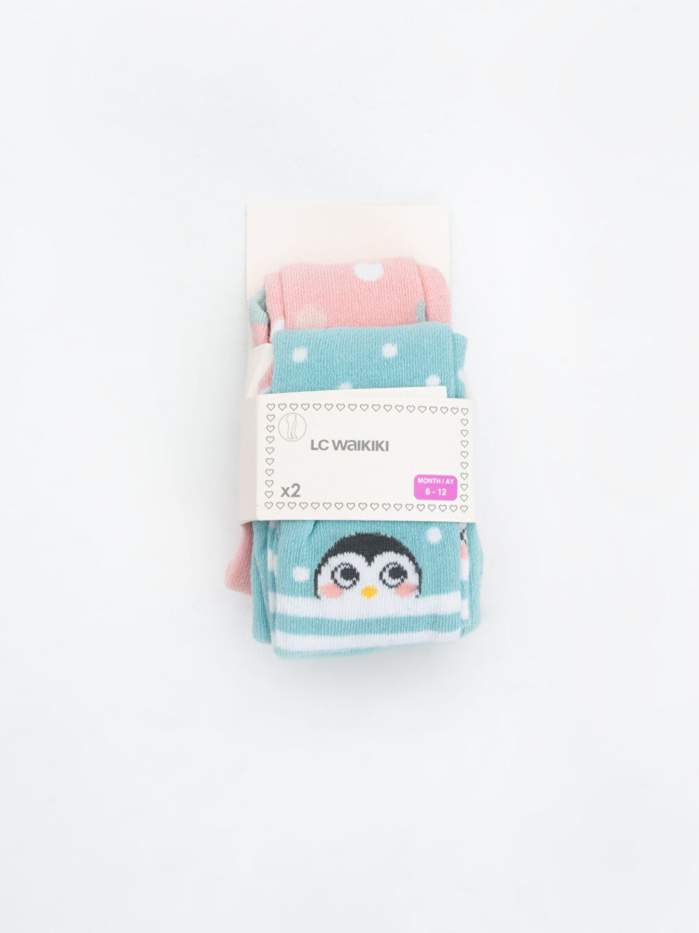 Karışık Renk İpliği Boyalı Külotlu Çorap