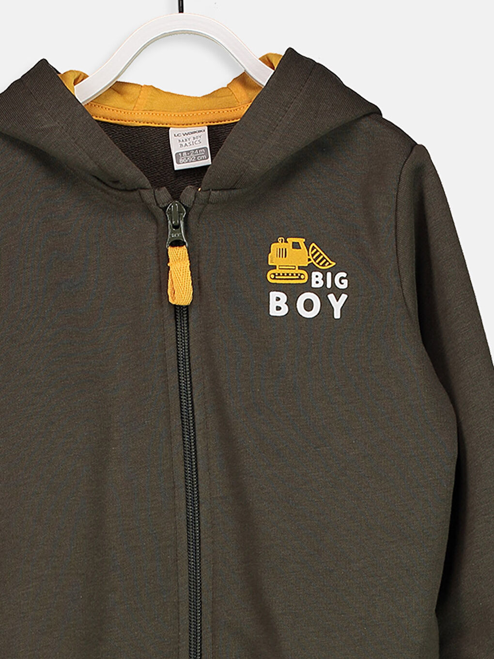 LCW baby Baby-Junge KHAKI Reißverschluss-Sweatshirt -8W0537Z1-HCZ