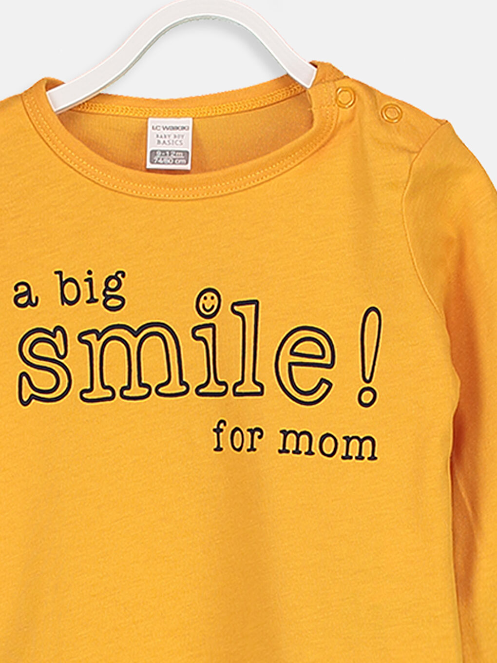 تي شيرت برتقالي طفل صغير-2