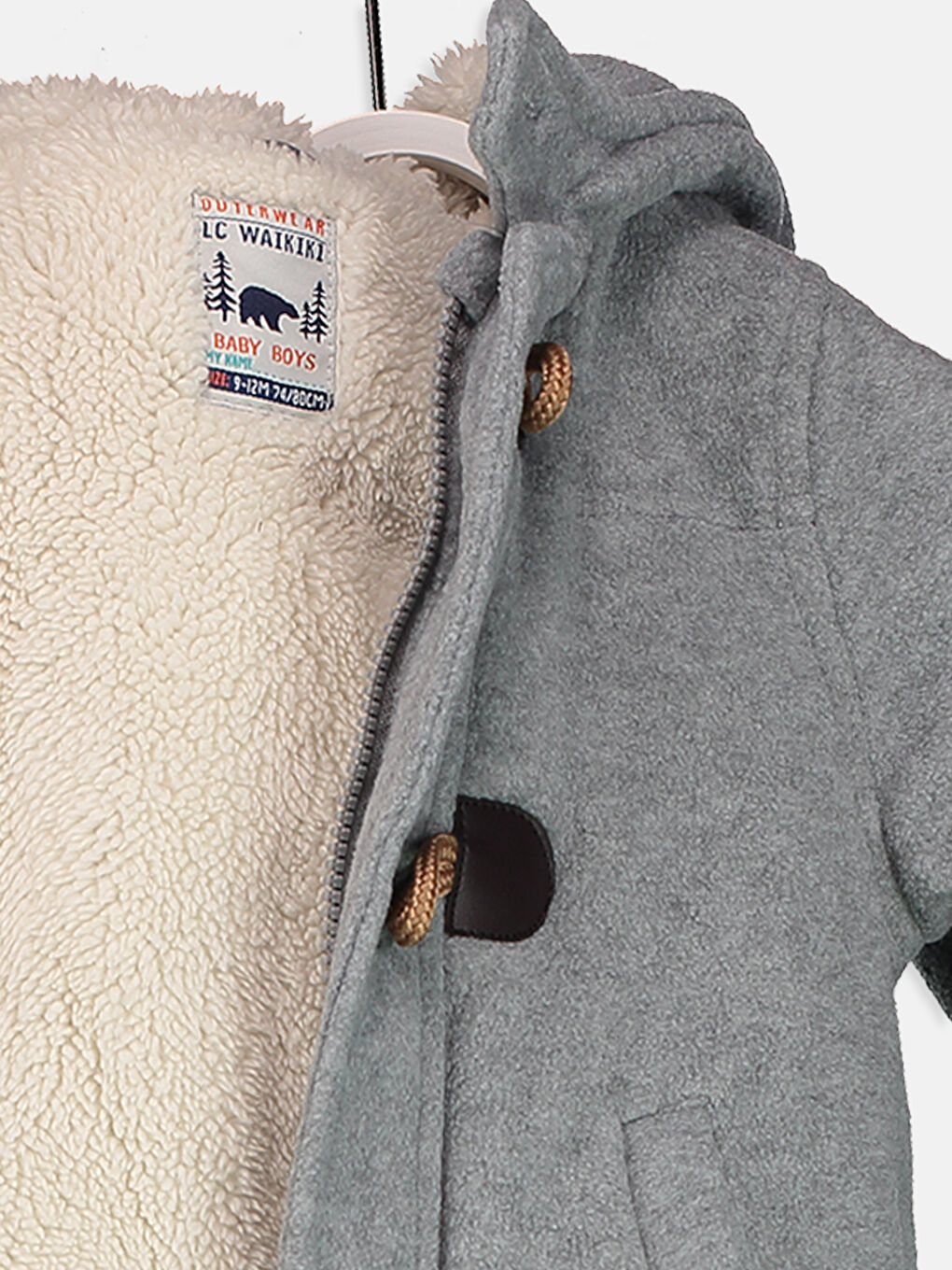 Manteau GRIS Bébé garçon -2