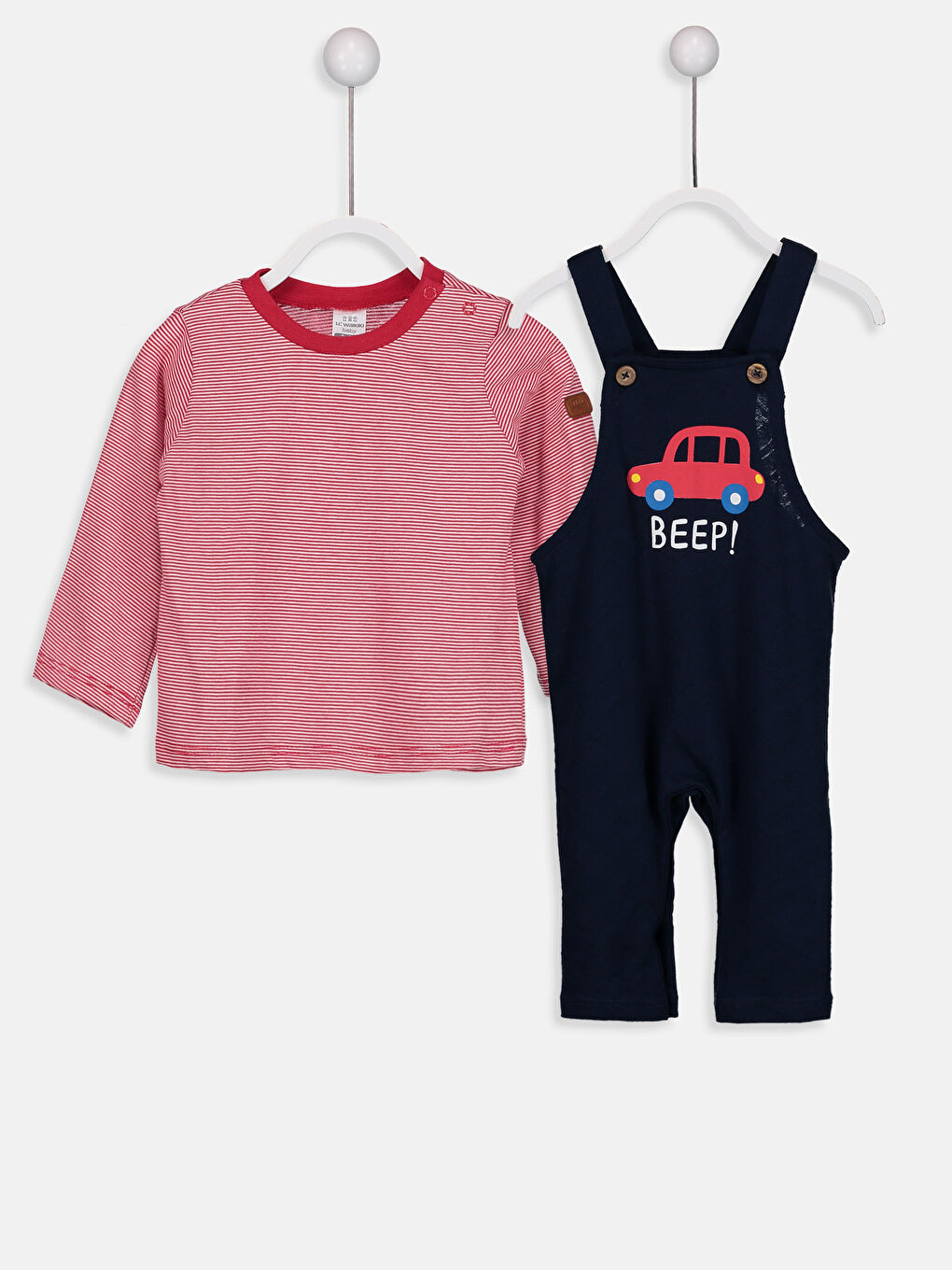 Baby Boy’s T-Shirt and Overalls