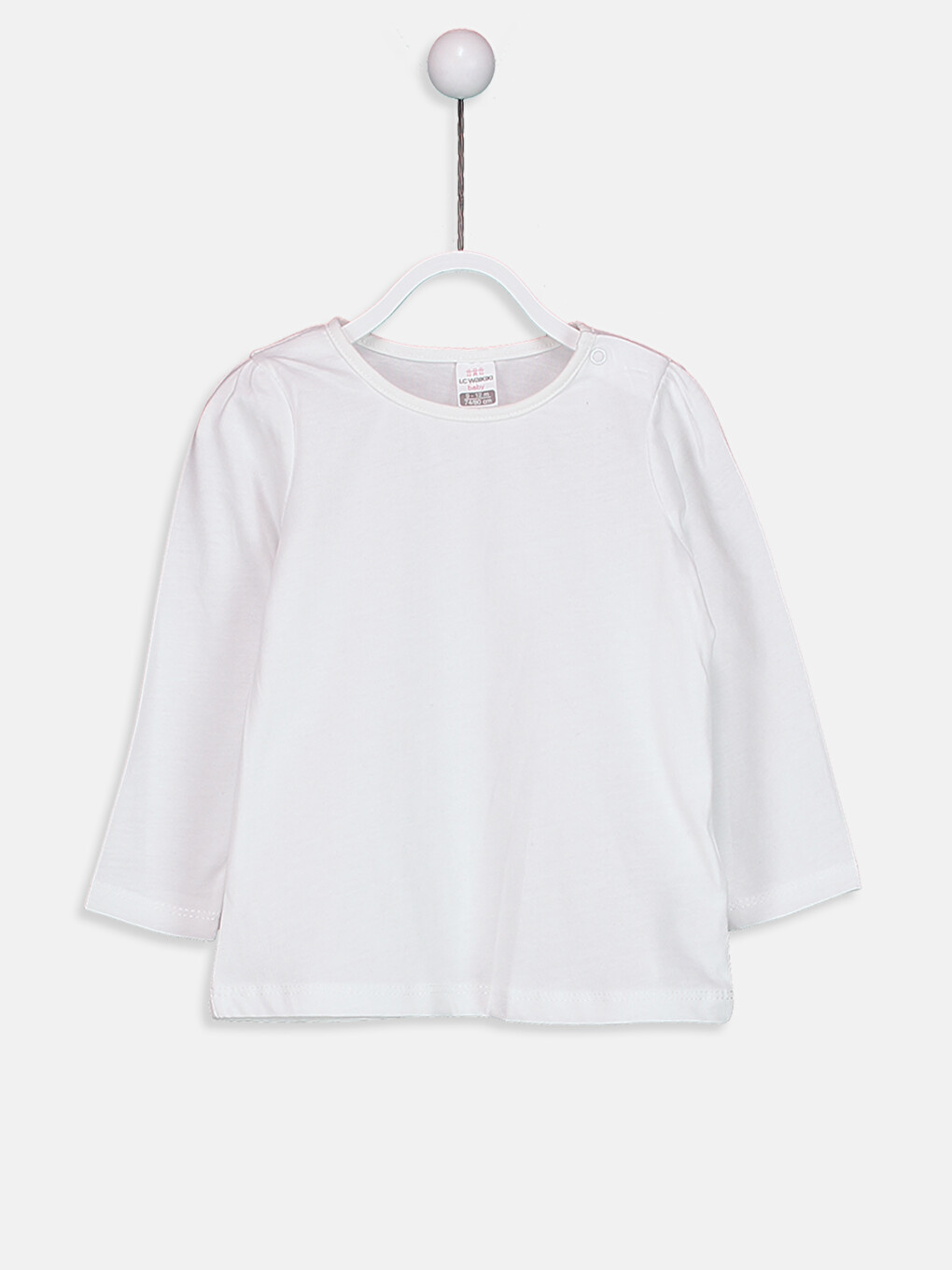 Baby-Mädchen Ecru T-shirt-3