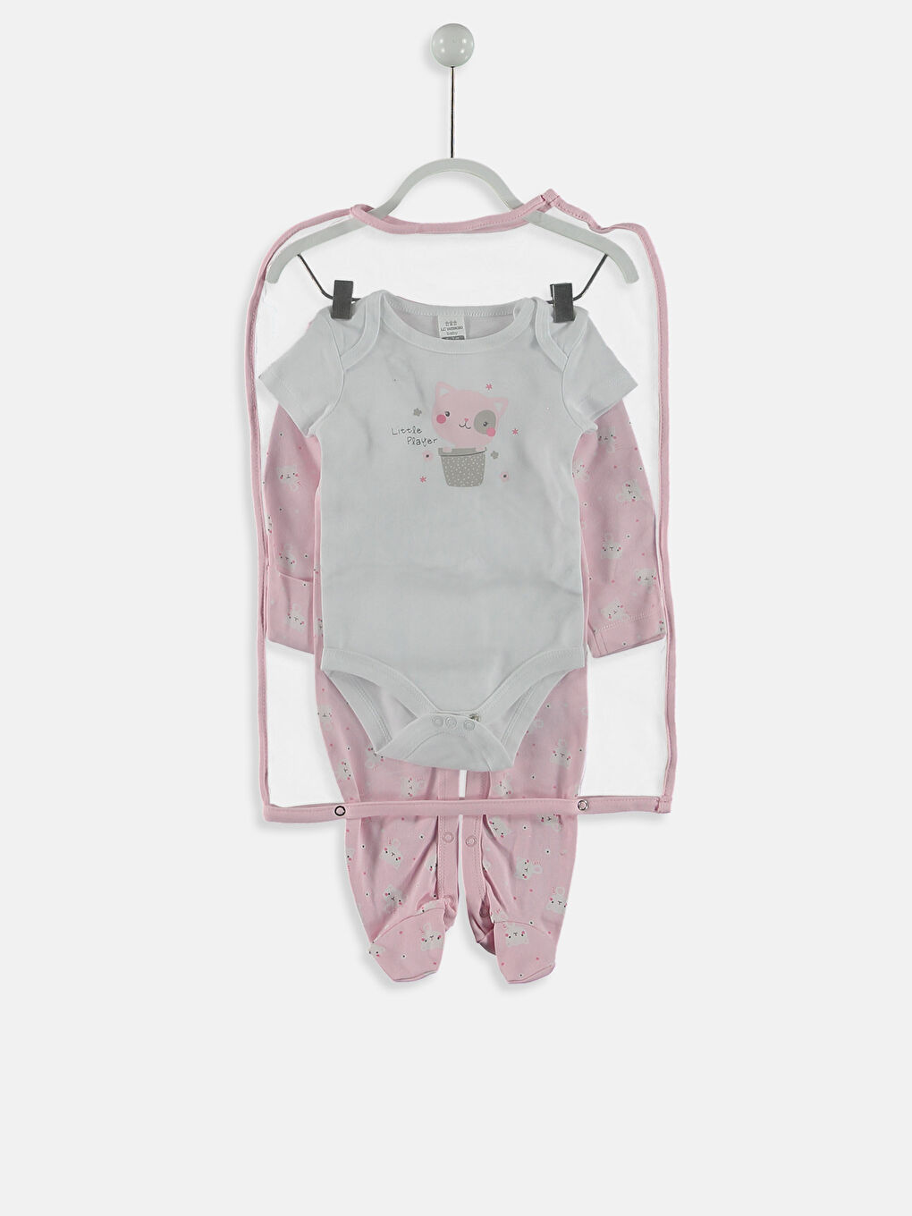 LCW baby Baby Girl PINK Newborn Set -8W1754Z1-671