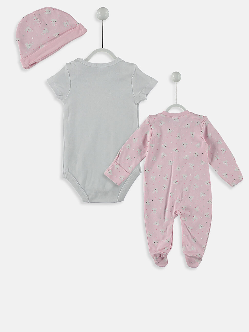 LCW baby Baby Girl PINK Newborn Set -8W1754Z1-671