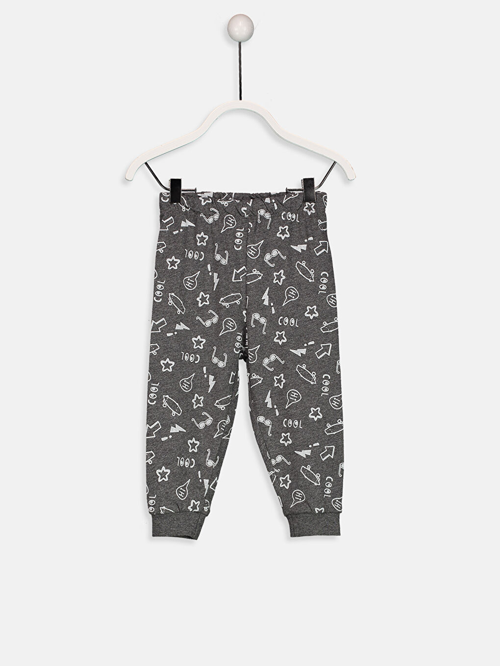 Beyaz Erkek Bebek Pijama Takımı 3'lü-3