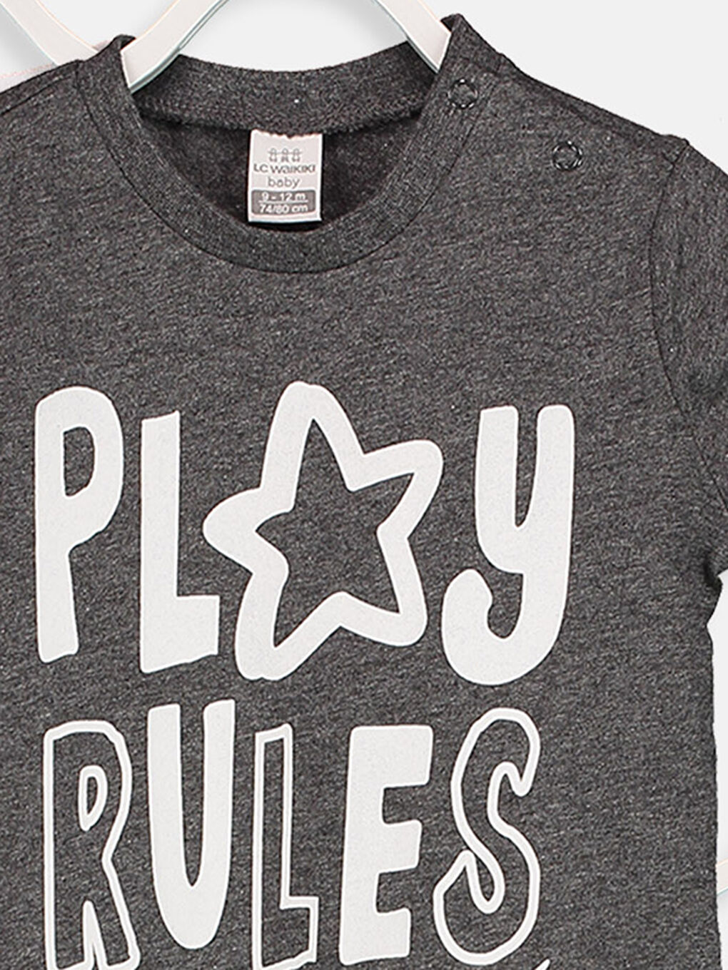 Beyaz Erkek Bebek Pijama Takımı 3'lü-6