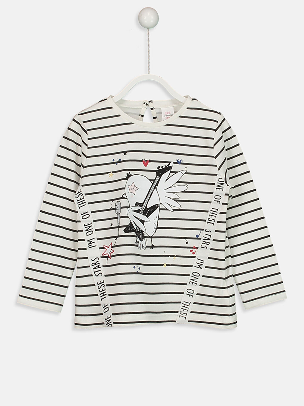LCW baby Бебе момиче Сиво Тениска -8W3981Z1-163