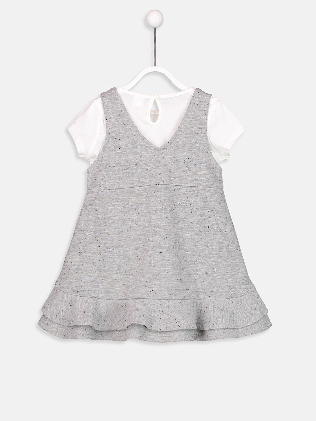 Robe GRIS Bébé Fille-2